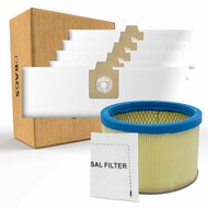 DBAGS Nilfisk UZ934 ServiceBox (5 Stofzuigerzakken + Motorfilter Schuim + Motorfilter Cartridge + Uitblaas MicroFilter)